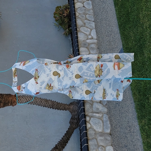 Vintage Yoshie Inaba Map print Apron - Picture 1 of 4